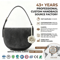 Luxuriöse anthrazitgraue Wildleder-Satteltasche für Damen mit Kamelienblüten-Halbmond-Schulterriemen, individuelles Logo, OEM, ODM, Fabrik-Großhandel 2026