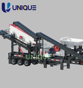 Fácil movimiento Flexible entre diferentes entornos de trabajo Fácil transición planta trituradora móvil con construcción de motor diésel - Product Image 1