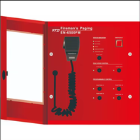 Microphone pour pompier avec alimentation DC24V et système de porte et verrouillage pour messages d'alerte EVAC
