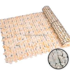 Plastic Fencing Garden Expandable <strong>Trellis</strong> Fence <strong>With</strong> <strong>Flowers</strong> <strong>Artificial</strong> Privacy Fence - Product Image 4