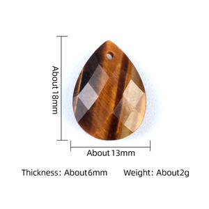 Venta al por mayor DIY estilo lindo cristal gota colgante Feng Shui influenciado cuentas de piedra - Product Image 5