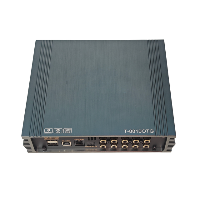 Automotive Car DSP Audio Processor 31 Band EQ Tuning 8CH Input 10CH Output APP PC Debugging OEM ODM Manufacturer