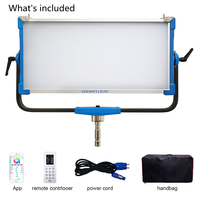 Projecteur vidéo professionnel RVB 300W AI-300C, panneau lumineux de studio pleine couleur avec 12 effets CRI95 pour la photographie