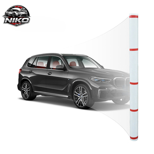 NIKO Film 7.5mil TPU Gloss Clear Paint Defense Film, Stretchable Invisible Car Cover Wrap with Bubble-Free Adhesive Application - Product Image 1