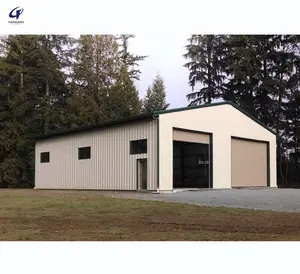 European And North American Styles Steel Structure Car Garage Galvanized Steel Shed Small Car Garage For Parking