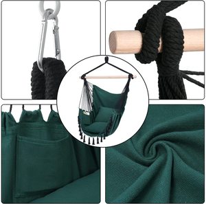 Vendita calda al coperto all'aperto macramè appeso amaca sedia a dondolo sedia per camera da letto sedia amaca - Product Image 3