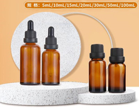 Matti erte 5ml 10ml 20ml 1 Unze 30ml 50ml 100ml Braun Reichlich Kosmetik glas Grün Boston Oil Dropper Runde Flasche mit schwarzer Pipette