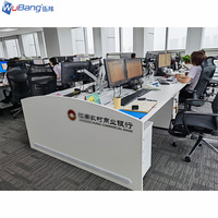 Console moderne de luxe pour salle de contrôle du trafic aérien Console pour meubles de radiodiffusion Console pour banques et institutions financières