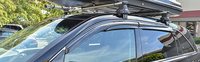 Pare-soleil de fenêtre personnalisé pour F150 2015-2019, acrylique noir, déflecteur d'air, 4 pièces pour modèles de voitures personnalisés, accessoires de voiture