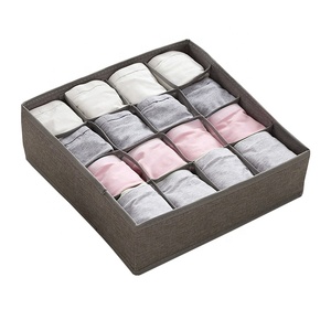24 Cell Collapsible Closet Cabinet Organizer Underwear <strong>Storage</strong> Boxes for Storing Socks <strong>Lingerie</strong> Pants - Product Image 2