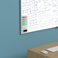 Support mural moderne en acrylique transparent pour 8 marqueurs effaçables à sec, organisateur de stylos effaçables en acrylique écologique