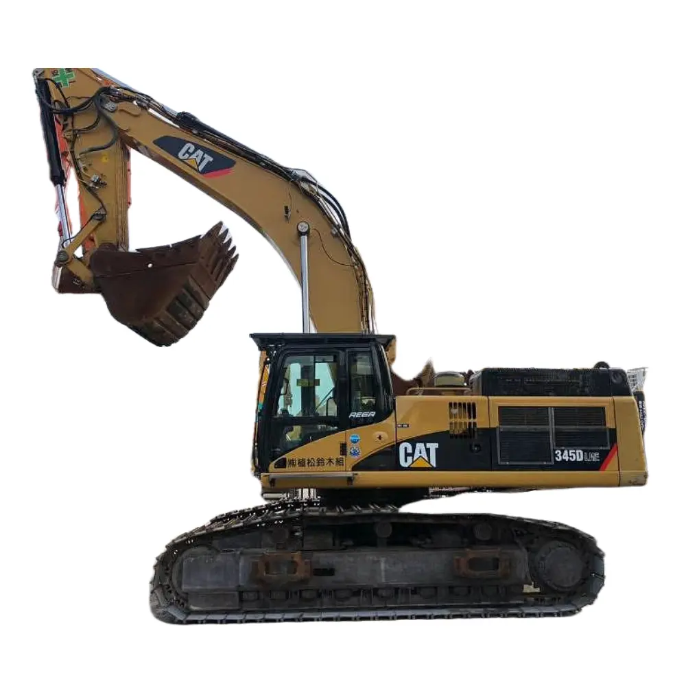 Gebraucht CAT 345D 45 Tonnen Raupenbagger Japan Original gebraucht Caterpillar-Bägger zum Verkauf