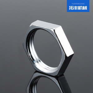 น็อตอะลูมิเนียมหกเหลี่ยม 1 นิ้ว ชุบโครเมียม ผลิตด้วยเครื่อง CNC สำหรับตัวยึดแบบกลไก - Product Image 3