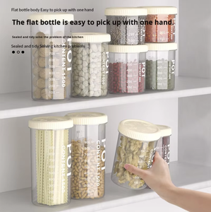 Boîtes de rangement en plastique PP moulées par injection, modernes, durables, multifonctionnelles, carrées, sous vide, pour le stockage des aliments ménagers, des céréales - Product Image 2