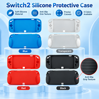 Coque de protection ergonomique antidérapante en silicone avec poignée surélevée pour accessoires de jeu Nintendo Switch 2