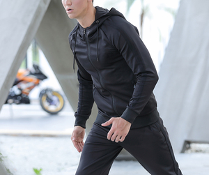 Custom Men Tracksuit Set 100% Cotton Breathable Wholesale Price Set Streetwear Men's Casual Wear Set Tracksuit - Product Image 5