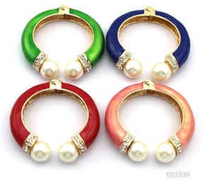 กำไลโลหะผสมสังกะสี AAK NW Zeta phi Beta DELTA SIGMA theta ไข่มุก rhinestone <span class=keywords><strong>เครื่องประดับ</strong></span>สีฟ้า14K ชุบทองสำหรับ<span class=keywords><strong>เด็ก</strong></span> - Product Image 4