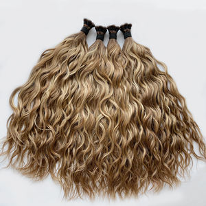Extensiones de Cabello Humano con Diseño Plano y Ligero, Ondulado Natural, Genius Wavy Hair Weft, Ajuste Indetectable y Cómodo para Mujeres, 2025 - Product Image 4