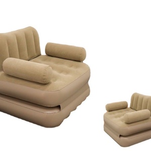 2026 New Heavy-duty Foldable <b>Inflatable</b> Air <b>Sofa</b> Single <b>Inflatable</b> <b>Sofa</b> Chair for Adults Outdoor Camping Picnic Beach Travel - Product Image 1