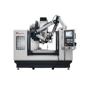 Centre d'usinage de haute précision à commande Fanuc, fraiseuse CNC 5 axes, broche BT40, pour pièces métalliques, aéronautiques et automobiles - Product Image 3