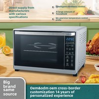 Four électrique intelligent Guangrong 48L, métal de grande capacité, multifonctionnel pour usage domestique-Exportation transfrontalière de pain grillé à convection