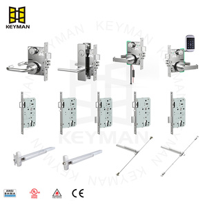 Serrure à mortaise KEYMANCE de conception moderne pour portes en bois, certifiée CE, pour salles de classe et usage commercial, avec fonction de sécurité européenne. - Product Image 6