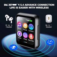 Mini lecteur MP3 audio vidéo avec caméra USB, écran tactile numérique, écouteurs