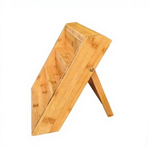 Wooden Storage <b>Rack</b> Standing Type Minimalist Design <b>Kitchen</b> Organizer Multi Tier Made in Vietnam - Product Image 1