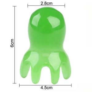 Nuevo diseño, Material de resina con forma de pulpo, herramienta de masaje Guasha, herramientas de masaje Facial Manual, herramienta de masaje de cabeza y cuero cabelludo - Product Image 4