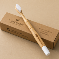 Lot de brosses à dents en bambou en gros, 4 couleurs de poils, pour chambre d'hôtel, jetables, articles de voyage, boîte kraft, en vrac, fournitures hôtelières