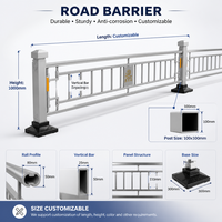 Barrière de sécurité routière |   Marque JGN |   Fer et aluminium |   Garantie d'un an |   Fabricant direct |   Délai de livraison court