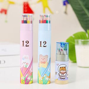 Custom Kids Stationery Colored Pencil Scissors Promotion Cute Sticker Gift Set for Student - Product Image 6