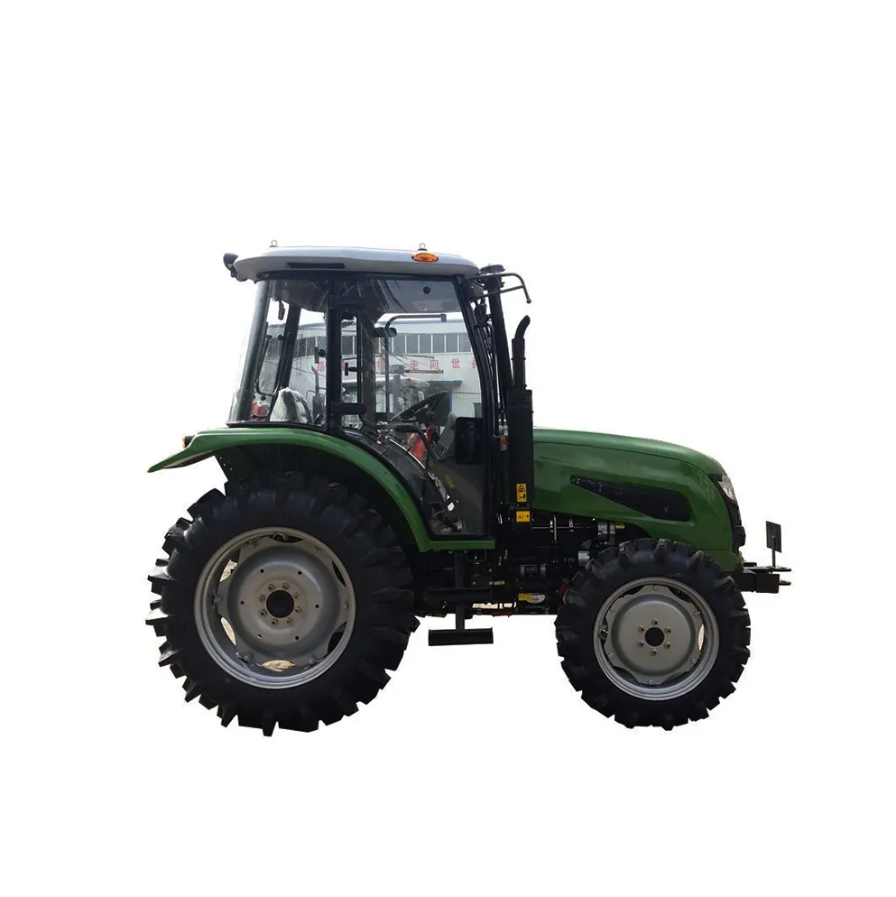 China LUTONG 80HP 4WD Tractor agrícola LT804 Tractor agrícola con cultivador rotativo en stock