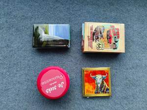 제조업체 도매 80*53mm 65*65mm 자석 소재 덴마크 틴 직사각형 고품질 냉장고 자석 - Product Image 6