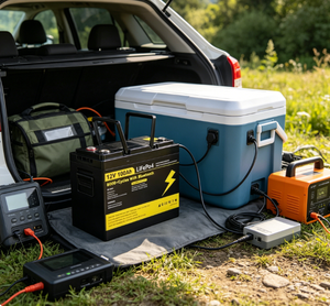 Batería LiFePO4 de 12V Grado A, 100Ah 200Ah, 8000+ Ciclos, para RV, Cámper, Hogar Solar, en Stock en Almacén de Polonia, UE - Product Image 1