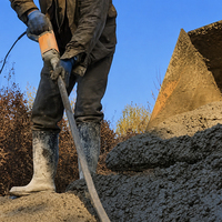 Tragbarer Elektrischer Handbetonrüttler mit Kupfermotor, Interner Vibrationsstab, Flexibler Schaft, Betondichtungsmaschine