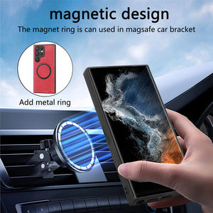 Custodia in pelle per telefono cellulare magnetico custodia protettiva per <span class=keywords><strong>Samsung</strong></span> <span class=keywords><strong>A35</strong></span> 5g S23 Ultra S24 S 24 <span class=keywords><strong>Cover</strong></span> posteriore in pelle - Product Image 3