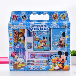 Stationery Set Gift Box Kindergarten Primary School Student Gift Children's School Supplies Portable Prize Set