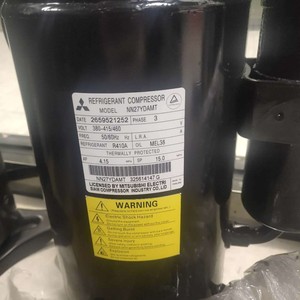 คอมเพรสเซอร์ทำความเย็นมิตซูบิชิ รุ่น NN27YDAMT 380-415/460V R410A สำหรับเครื่องปรับอากาศและห้องเย็น - Product Image 1