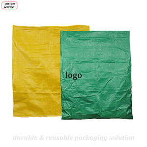 Sacs tissés en PP robustes et colorés, sacs en polypropylène pour gravier industriel, débris, enrochements, élimination et nettoyage des déchets - Product Image 1
