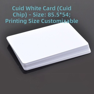 Carta IC bianca a induzione, tipo NFC, con pellicola Fudan Plus, per controllo accessi hotel e rilevazione presenze, in PVC, modello 396, Shenzhen - Product Image 2