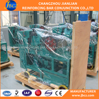 Machine de bouleversement de forgeage à froid de barres d'armature en métal avec filetage de barres d'armature