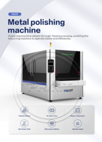 Machine de polissage des bords en acier inoxydable entièrement automatique, simple et pratique, pour l'ébavurage et le meulage, prix usine