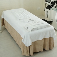 Ensembles de couvertures de table de Spa, ensembles de literie de Salon de beauté de haute qualité couverture de lit de Massage avec logo personnalisé 6 pièces