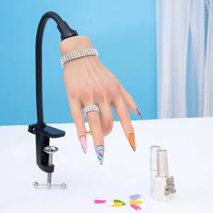 Flexible Nail Art New Hot 2024 Formation En Caoutchouc Modèle <span class=keywords><strong>Faux</strong></span> Main Silicone Nail Pratique Main Pour <span class=keywords><strong>Ongles</strong></span> - Product Image 4