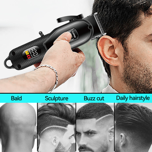 เครื่องตัดผมไฟฟ้าสำหรับผู้ชายมืออาชีพ รุ่นใหม่ ออกแบบเฉพาะสำหรับใช้ในบ้าน พร้อมภาษาอังกฤษเป็นภาษาการใช้งาน - Product Image 3