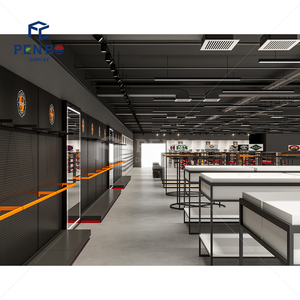 Người đàn ông cửa hàng quần áo thể thao cửa hàng trang trí treo tường may mặc hiển thị đứng tối giản phòng tập thể dục trang phục cửa hàng nội thất - Product Image 4