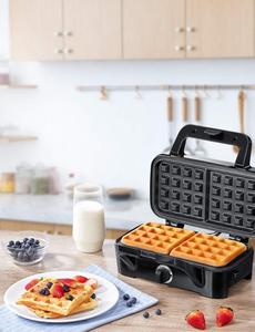 <span class=keywords><strong>Piastra</strong></span> Elettrica 3 in 1 da 1200W in Acciaio Inox per Sandwich, Waffle e Grill con 3 Piastre Rimovibili e <span class=keywords><strong>Tostapane</strong></span> per Sandwich Profondi - Product Image 6
