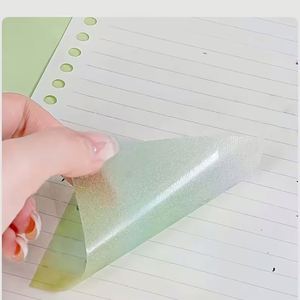 Imprescindibles para el Regreso a Clases: Notas Adhesivas Cuadradas de PET con Degradado, Transparentes, Autoadhesivas, Bloc de Notas Estético en Tonos Pastel - Product Image 4