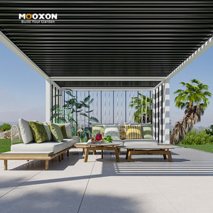 Kit Pergola in Alluminio Personalizzato con Montaggio Facile e Sistema di Lamelle a Controllo Remoto - Product Image 3